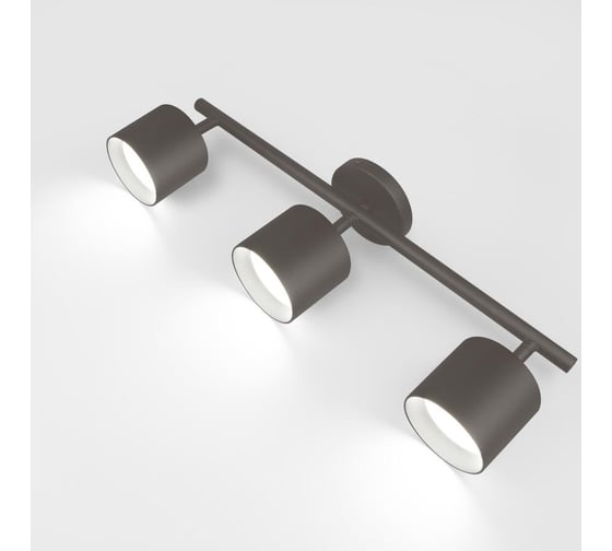 Светильник General Lighting Systems спот, на основании, накладной, тройной, D82*H70мм, серия Башня, General GWL-3GX53-M-IP20, 661747