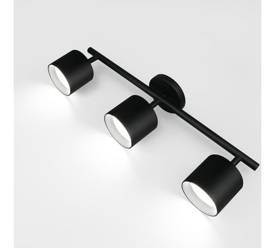 Светильник General Lighting Systems спот, на основании, накладной, тройной, D82*H70мм, серия Башня, General GWL-3GX53-M-IP20, 661745