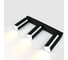 Светильник General Lighting Systems спот, на основании, тройной, накладной, D58*H130мм, серия Монохром, General GWL-3GU10-M- 661714 1