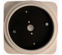 Платформа теневая EKS круглая, одинарная, под светильник HANDY, 10W, черная, 125x125x2мм 0У-00004723