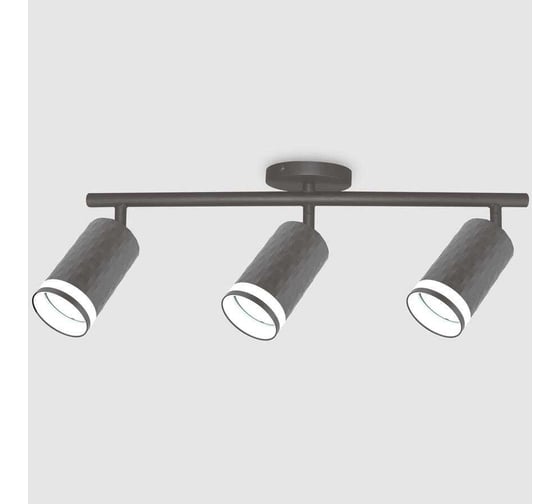 Светильник потолочный (спот) General Lighting Systems Кирпич на круглом основании тройной с боковым рассеивателем 661871
