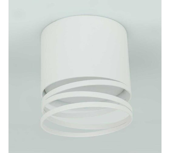 Светильник спот накладной General Lighting Systems Спираль D82х85мм GWL-GX53-M-IP20, под лампу GX53 до 50 Вт 661715 1