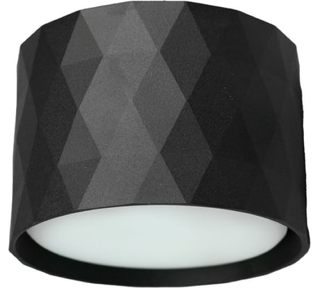 Светильник спот General Lighting Systems GWL-GX53-M-IP20 Черный Ромб под лампу GX53 накладной D83мм H55мм IP20 661790
