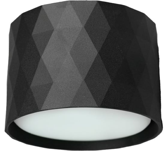 Светильник спот General Lighting Systems GWL-GX53-M-IP20 Черный Ромб под лампу GX53 накладной D83мм H55мм IP20 661790