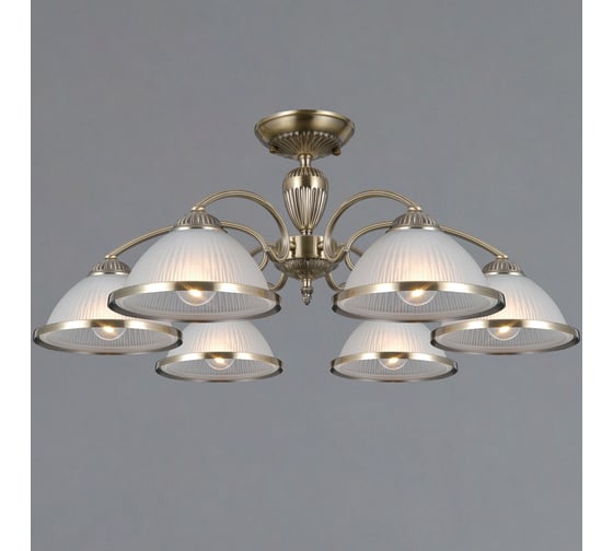 Потолочная люстра ILLUMICO IL0596-6CSQ-25 AB AREZZO 1