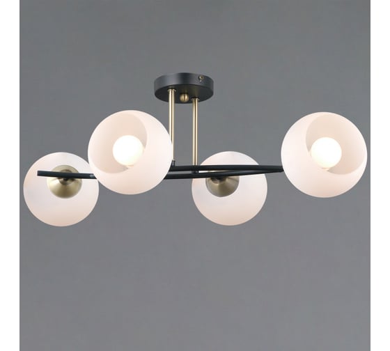 Потолочная люстра ILLUMICO IL0798-4CSQ-25 BK AB TRENTO 1