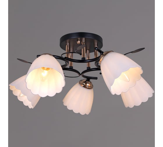 Потолочная люстра Reluce 10134-0.3-05 BK+FG 1