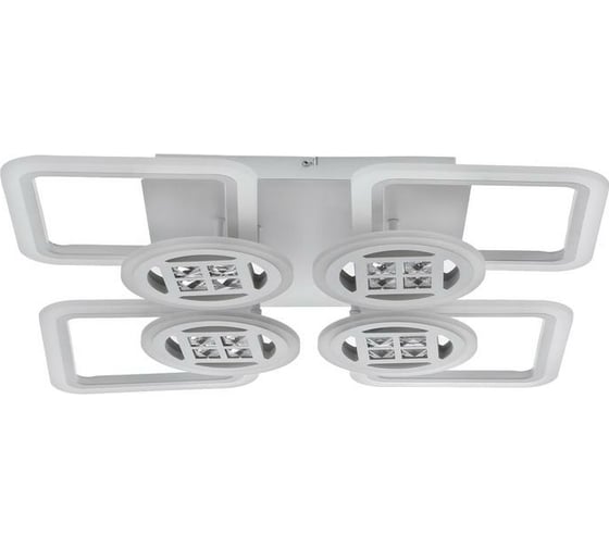 Люстра BayerLux с ПДУ 1157/8 LED 192Вт 3000-6000К диммер белый 83х83х10 см 5250765