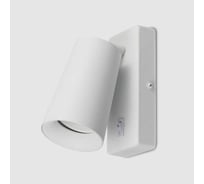 Светильник (бра) накладной General Lighting Systems Радиант с выключателем на корпусе D70х110мм WL-GU10-M-IP20 662002