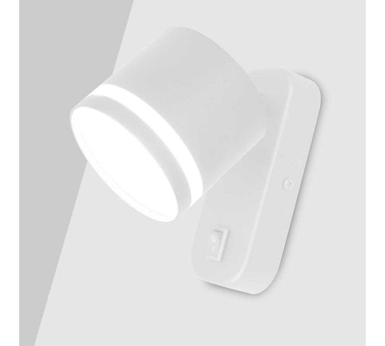 Светильник (бра) накладной General Lighting Systems Башня с выключателем на корпусе D82хH70 GWL-GX53-M-IP20 661748