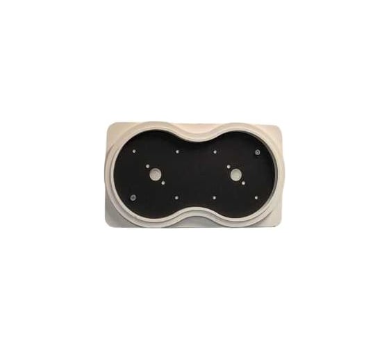Платформа теневая EKS DUO круглая, под светильник HANDY 10W черная 230x125x2мм 0У-00004725