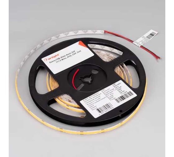 Светодиодная лента Arlight COB-X544-8mm 24V Warm2400 5м 056915
