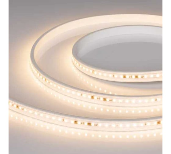 Светодиодная лента герметичная Arlight ARL-PV-A120-15mm 230V Warm3000 30м 054704