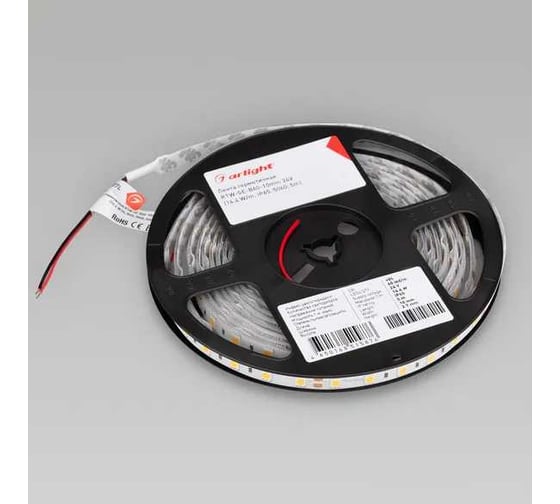 Светодиодная лента герметичная Arlight RTW-SE-B60-10mm 24V White6000 5м 014626(3)