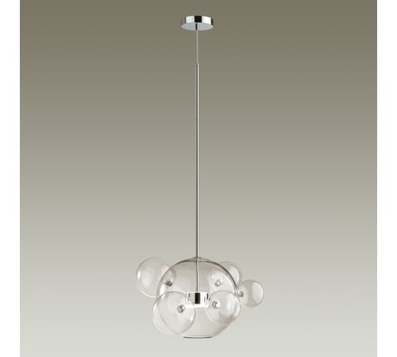 Подвес ODEON LIGHT, стекло LED 12W BUBBLES 4802/12LB