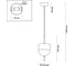 Подвес ODEON LIGHT, стекло LED 12W LARUS 4621/12L 2