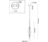 Подвес ODEON LIGHT, стекло LED 12W SPINDLE 4793/12L 2