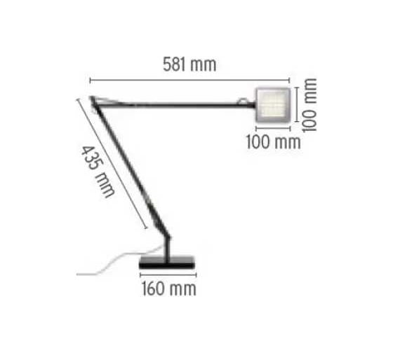 Настольная лампа IMPERIUMLOFT Kelvin LED Base Shiny black F3311030 190576-22
