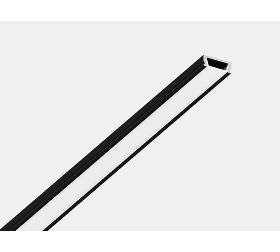 Комплект SWG SF-1506-BL профиль накладной, черный, П-образный, 2м, шт 00-00020193