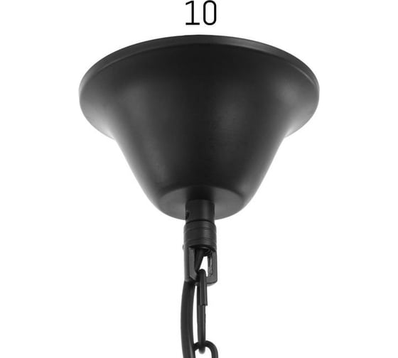 Люстра BayerLux 85218/6 E27 40Вт черный 53х53х53-83 см 4941653