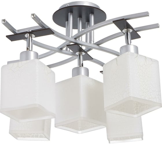 Люстра BayerLux 6591180/5 E27 40Вт серебро 60х60х24 см 4691579