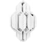 Настенный светильник бра Lumina Deco Piramid LDW 6021-2 WT+CHR 1