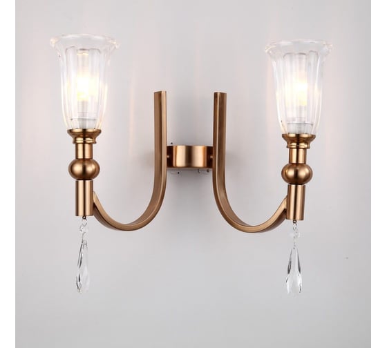 Настенный светильник бра Lumina Deco Rionella LDW 8041-2 S.GD