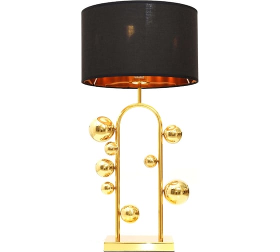 Настольная лампа Lumina Deco Fabi LDT 5528 GD+BK