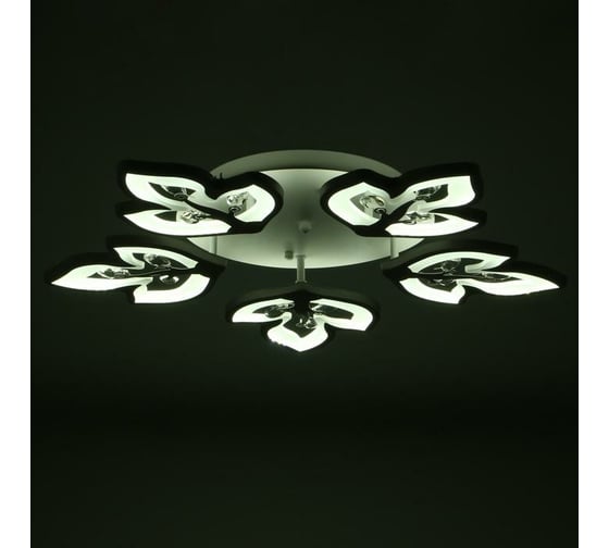 Люстра BayerLux 1093/5WT LED 120Вт 3000-6000K диммер белый 55х55 см 5310727