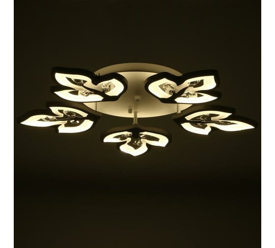 Люстра BayerLux 1093/5WT LED 120Вт 3000-6000K диммер белый 55х55 см 5310727