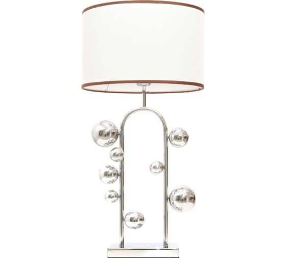 Настольная лампа Lumina Deco Fabi LDT 5528 CHR+WT 1