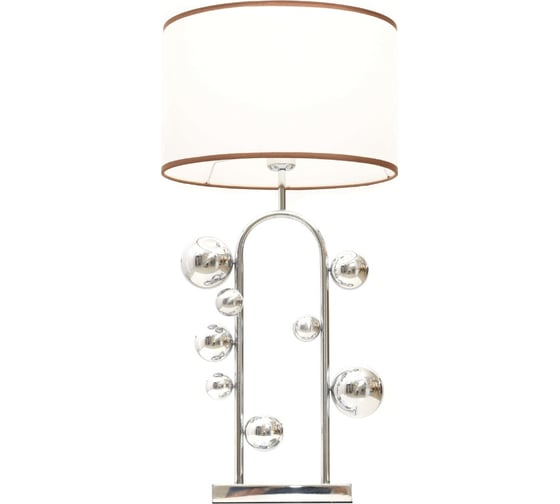 Настольная лампа Lumina Deco Fabi LDT 5528 CHR+WT