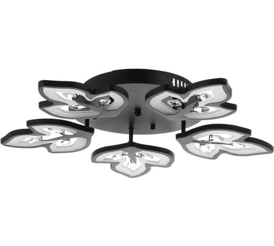 Люстра BayerLux 1093/5BK LED 120Вт 3000-6000K диммер черный 55х55 см 5310728 1
