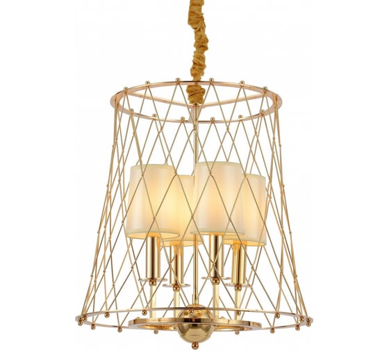 Подвесная люстра Lumina Deco Berton LDP 8013-4 F.GD