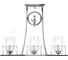 Подвесная люстра Lumina Deco Bronx LDP 1234-3 CHR 4