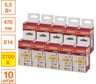 Светодиодная лампа Osram LED STAR P Шар 5,5Вт E14 470 Лм 2700 К Теплый белый свет 10 шт 4052899971837