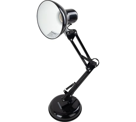 Настольная лампа-светильник SONNEN TL-005, подставка, 40 Вт, Е27, черный, высота 50 см 237646