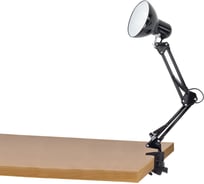 Настольная лампа-светильник SONNEN TL-006, струбцина, 40 Вт, Е27, черный, высота 50 см 237648