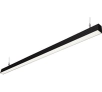 Аварийный линейный светильник ВСЕСВЕТОДИОДЫ Кристалл 56Вт, 6150Лм, 5000K, микропризма, IP44, с БАП на 1 час vs352-56-mpr-5k-li1h-ral9005-1500