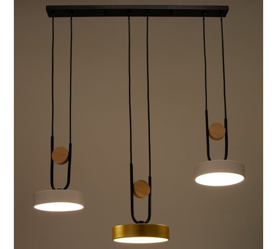 Светильник BayerLux 35446/3 LED 72Вт 3000-6000К белый-золото 70х18х26 см 4941247