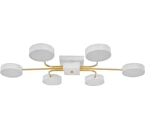 Светильник BayerLux 35450/6 LED 144Вт 3000-6000К белый-золото 93х58х9,5 см 4941251