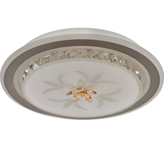 Светильник BayerLux 670012N LED 80Вт 3 режима 3000-6000К диммер бело-коричневый 50х50х9 см 4625975 1