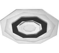 Светильник BayerLux с ПДУ 69537/1 LED 144Вт диммер белый-черный 36х36х4,5 см 5036444