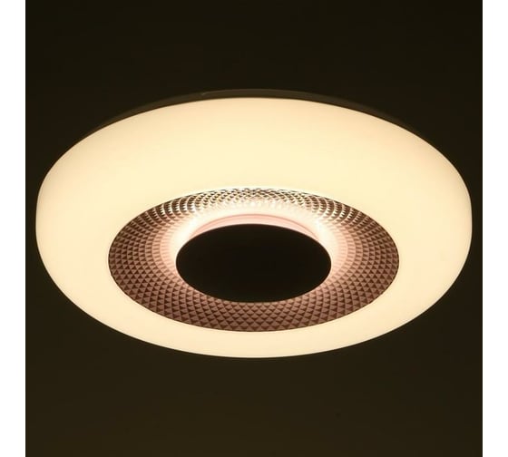 Светильник BayerLux с ПДУ 70542/1 LED 85Вт диммер 3000-6000К белый-розовый 46х46х10 см 4941272