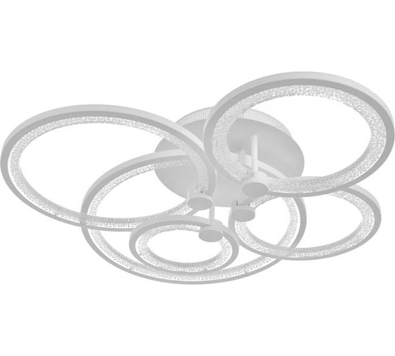 Люстра BayerLux с ПДУ 71104/5WT LED 174Вт 3000-6000К диммер белый 67х67х13 см 5108289