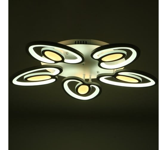 Люстра BayerLux 1094/5WT LED 80Вт 3000-6000K диммер белый 55х55 см 5310729