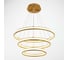 Люстра BayerLux "Орбита" 3x75W LED 3000K/4000K золото 50x50x30 см 2595287 2