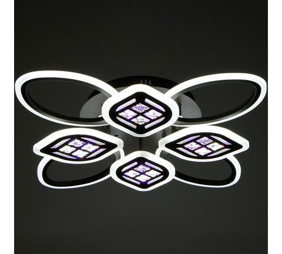 Люстра BayerLux с ПДУ 1162/8CF LED 160Вт 3000-6000К диммер кофе 70х70х10 см 5250778