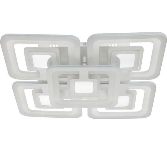 Люстра BayerLux с ПДУ 10017/5 LED 120Вт 3000-6000К диммер с подсветкой белый 48х48х13 см 5169346 1