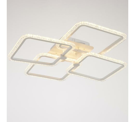 Люстра BayerLux с ПДУ 71105/4WT LED 160Вт 3000-6000К диммер белый 5108293